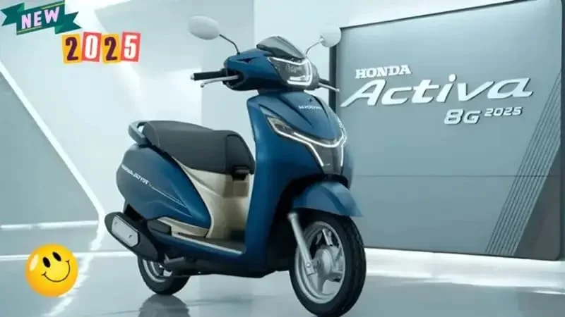 Honda Activa 8G: 210cc Engine, 85kmpl Mileage, and Stylish Design Priced at ₹55,000!